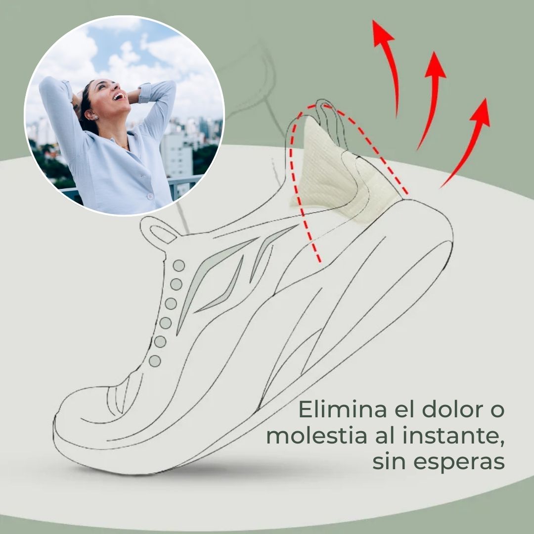 Almohadillas de Tacón Ajustable para Zapatos - 10pcs