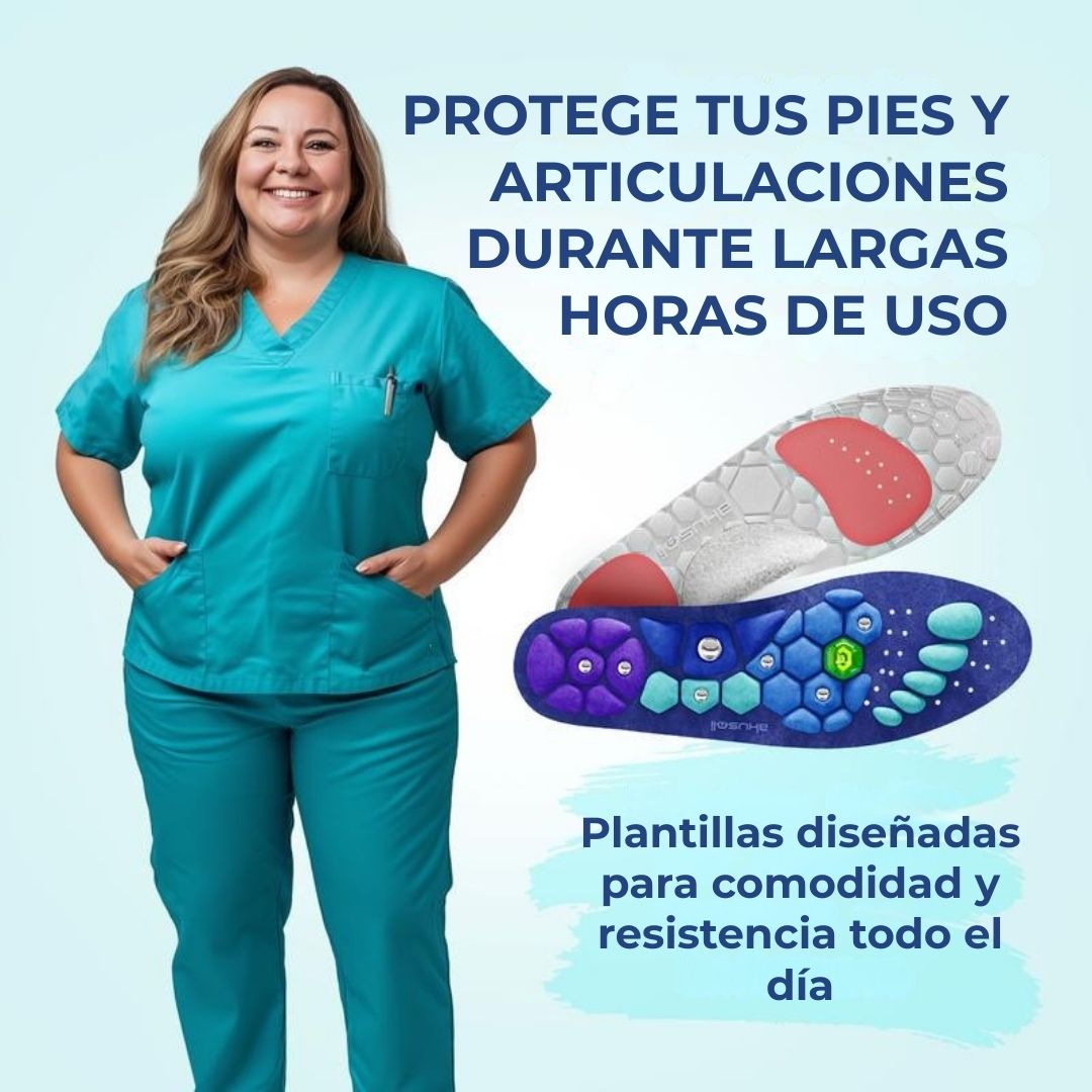 Plantillas con Absorción de Impactos para Comodidad Todo el Día