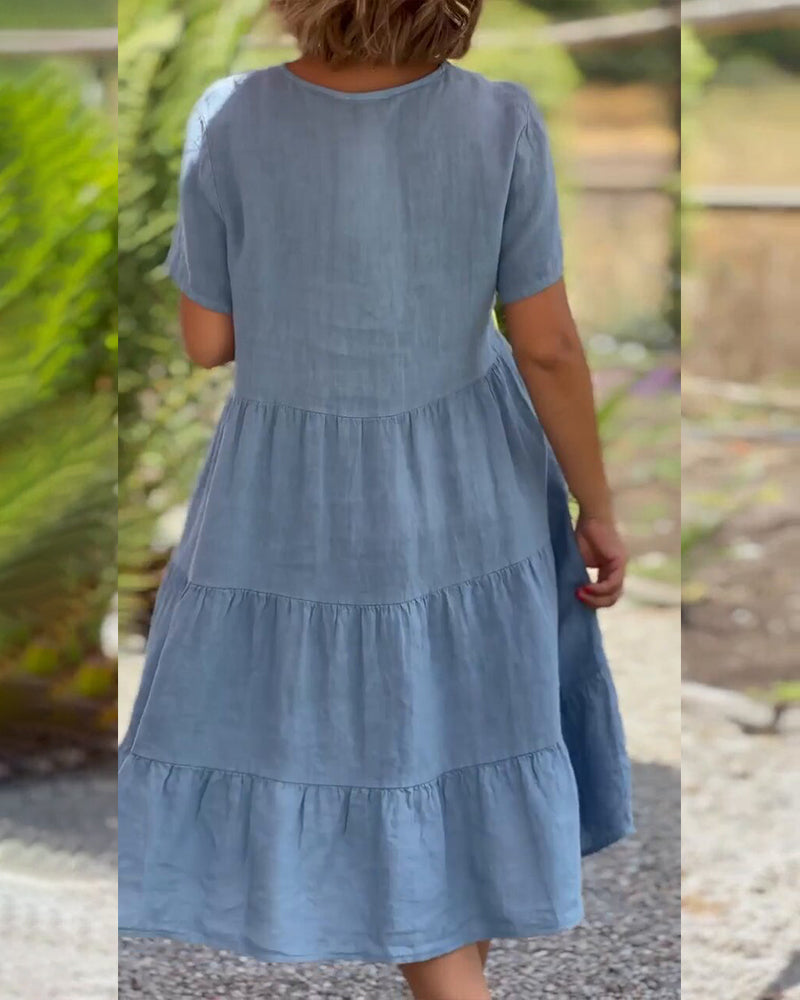 Nathalie™ | Vestido ligero con escote en pico