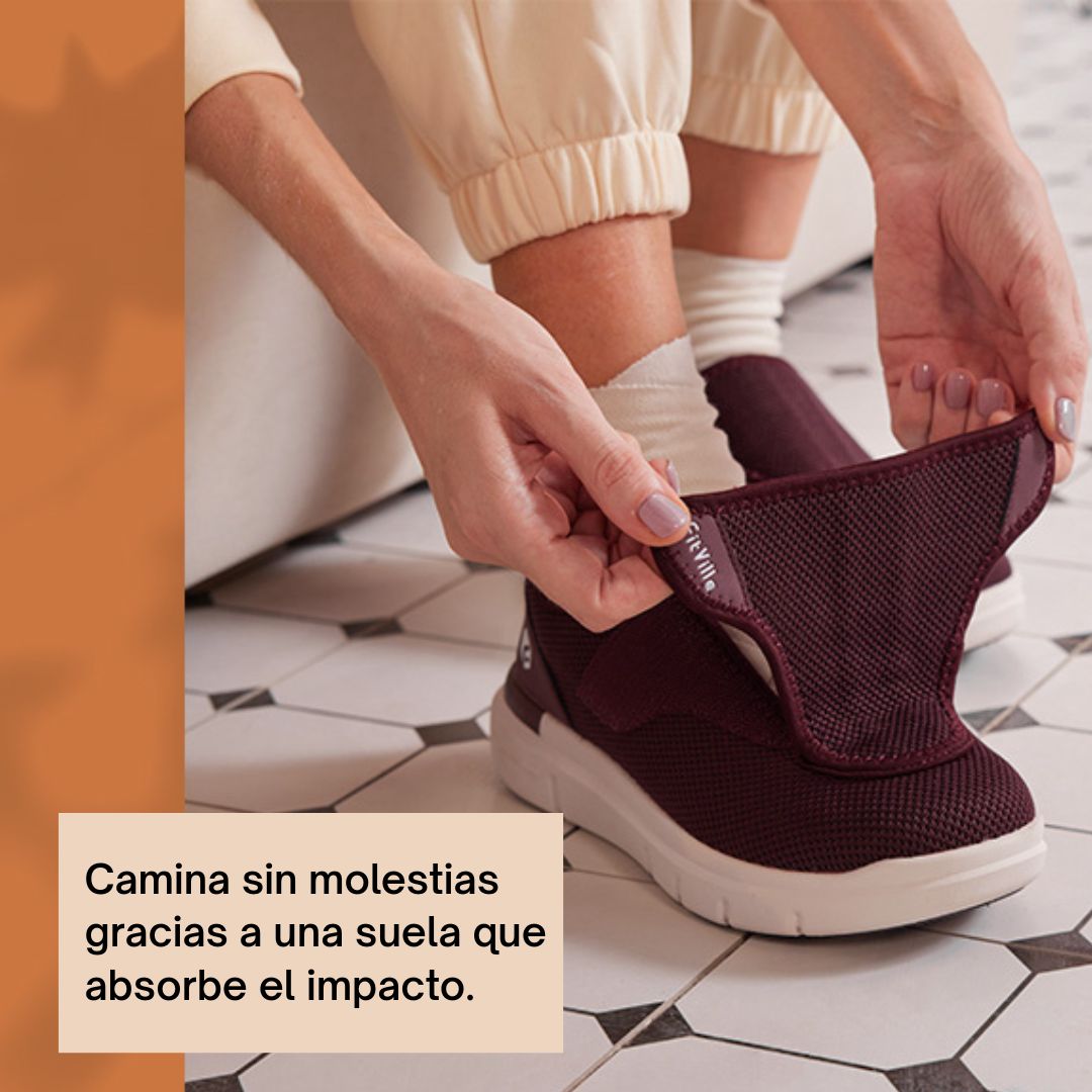 Fitville™ Zapatos Ortopédicos para Pies Hinchados y Diabéticos