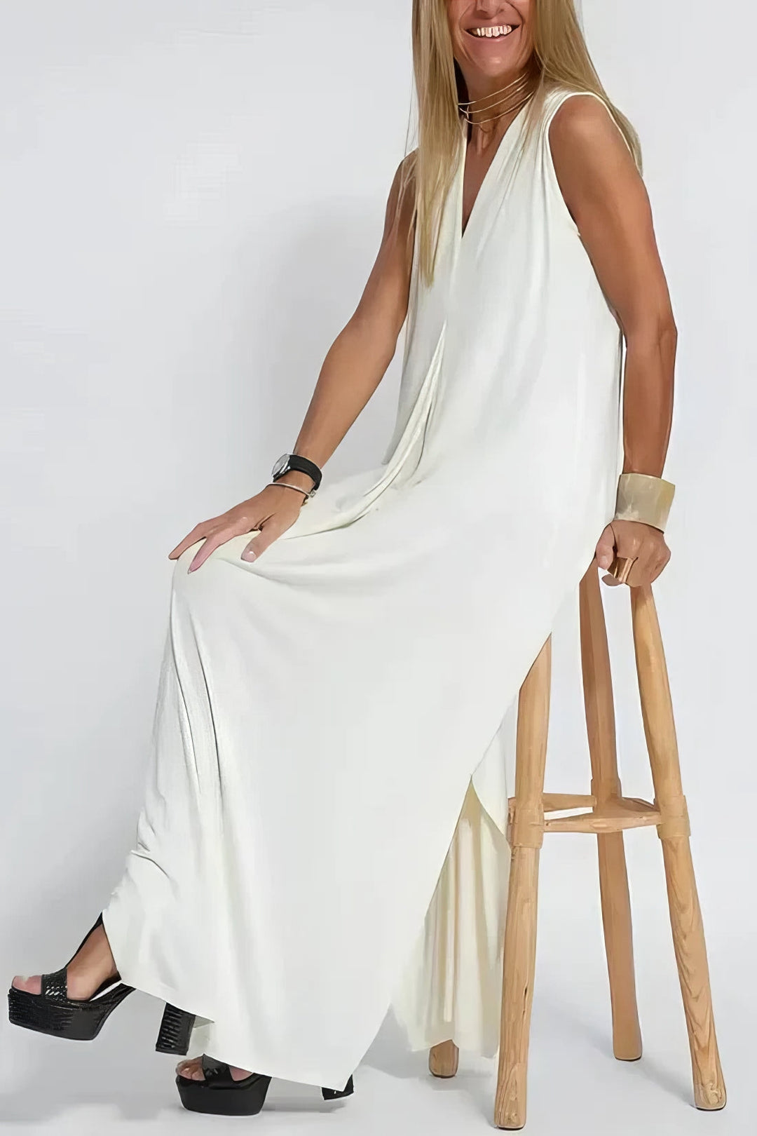 Ava™ | Elegante vestido largo + cárdigan a juego de REGALO