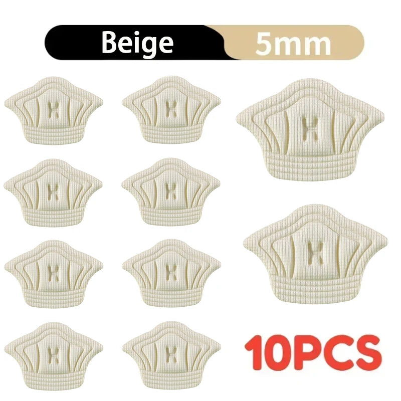 Almohadillas de Tacón Ajustable para Zapatos - 10pcs
