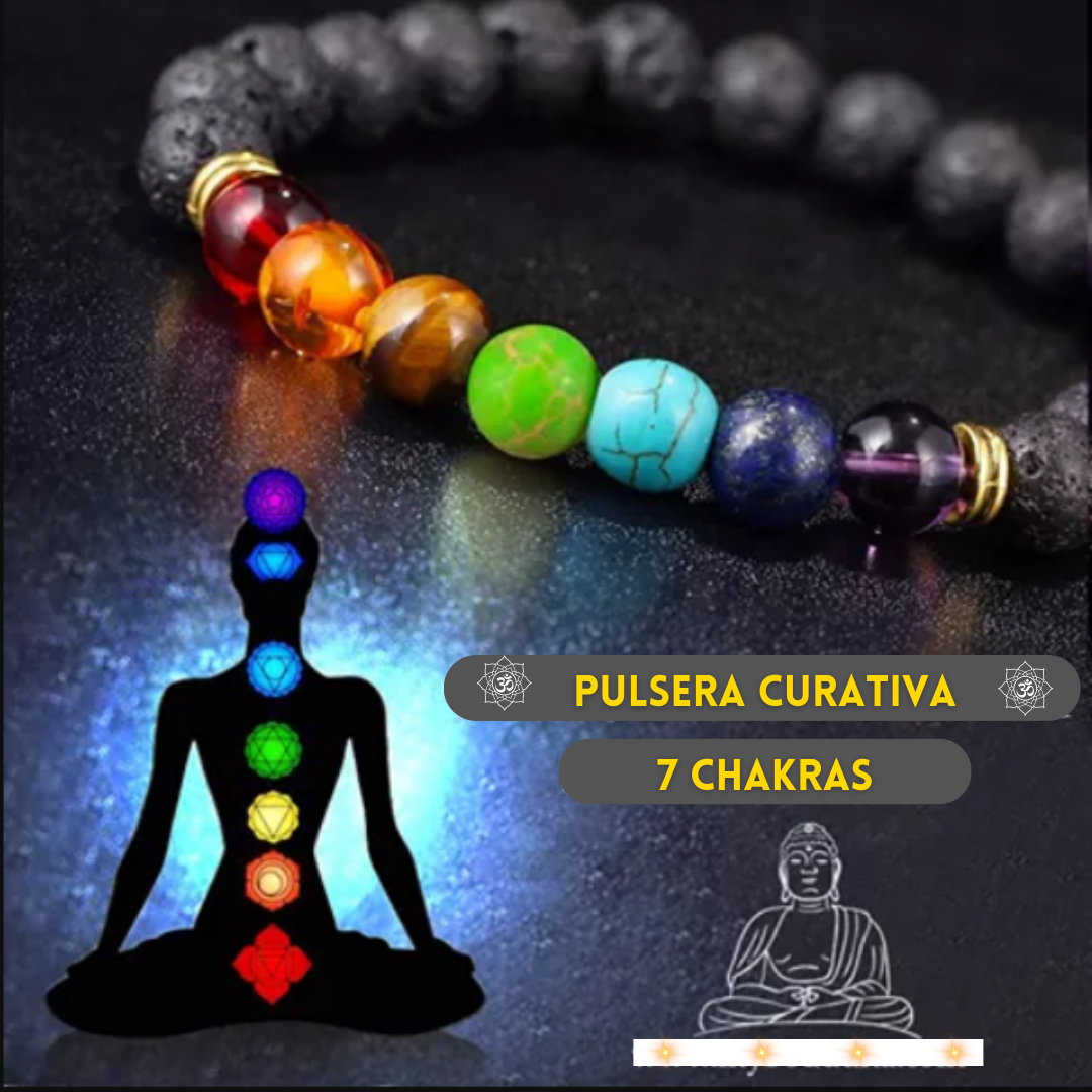 Pulsera 7 Chakras 🧘🏽‍♀️Equilibra energía