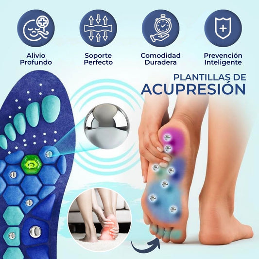 Plantillas con Absorción de Impactos para Comodidad Todo el Día