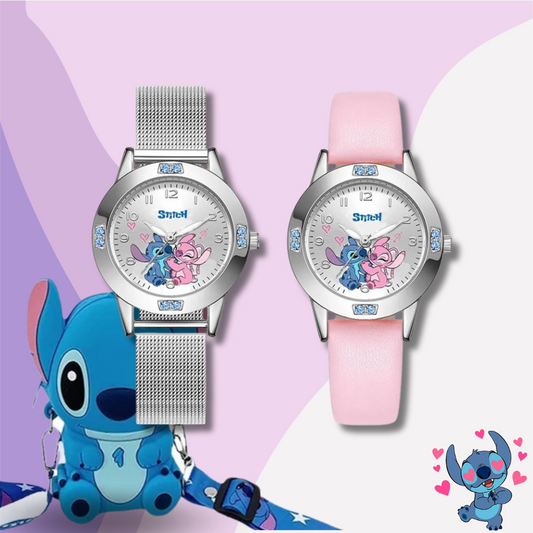 RELOJ OHANA "FAMILIA" + REGALO BOLSO STITCH