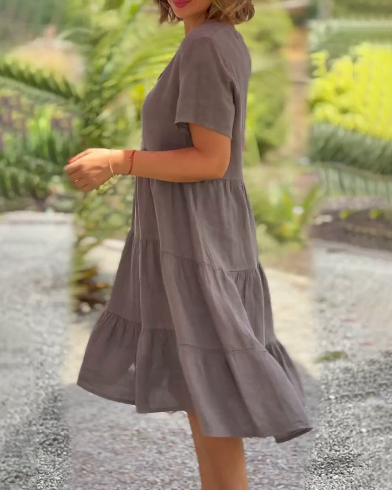 Nathalie™ | Vestido ligero con escote en pico