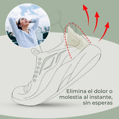 Almohadillas de Tacón Ajustable para Zapatos - 10pcs