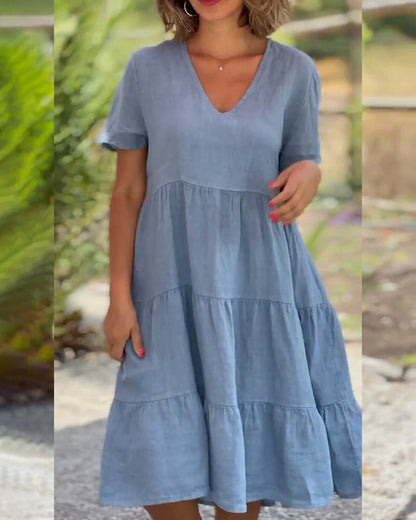 Nathalie™ | Vestido ligero con escote en pico