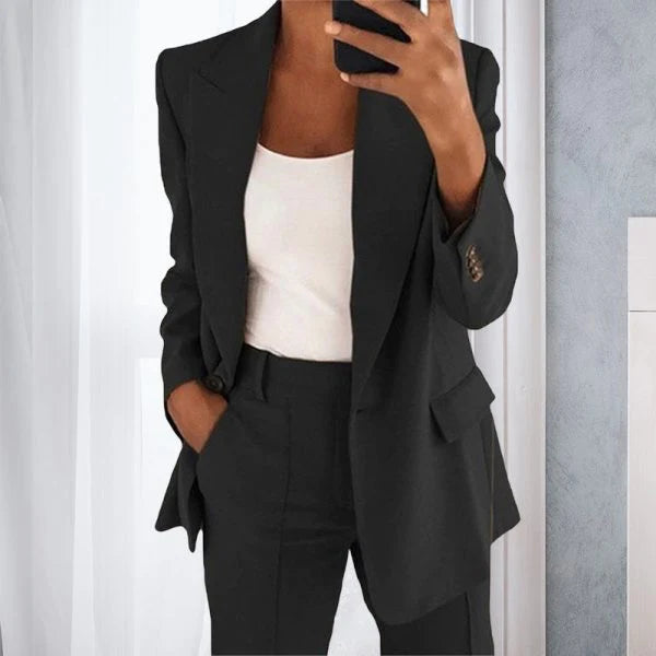 LEYLA™ - Chaqueta Lisa de Mujer