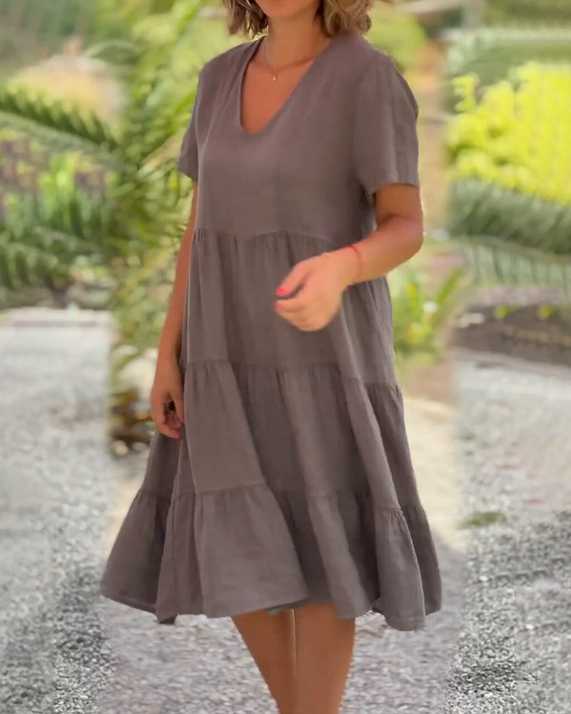 Nathalie™ | Vestido ligero con escote en pico