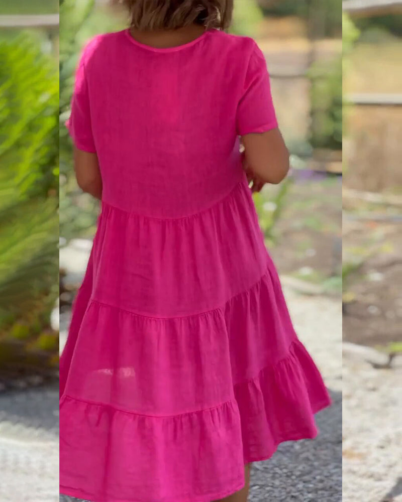 Nathalie™ | Vestido ligero con escote en pico