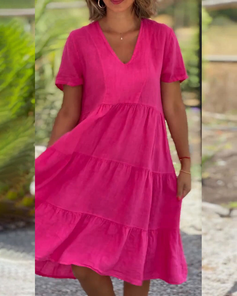 Nathalie™ | Vestido ligero con escote en pico
