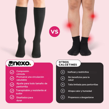 Advanced Wide Compression Socks for Everyday Use and Comfort
