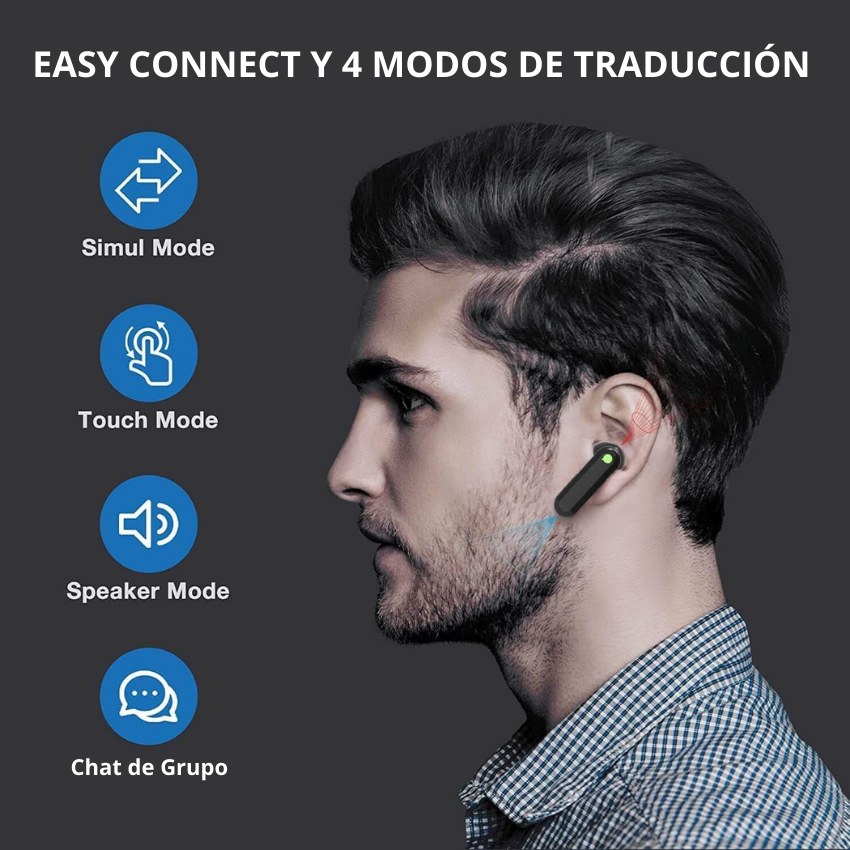 EasySpeak™ - Auriculares Traductores TODO-en-1