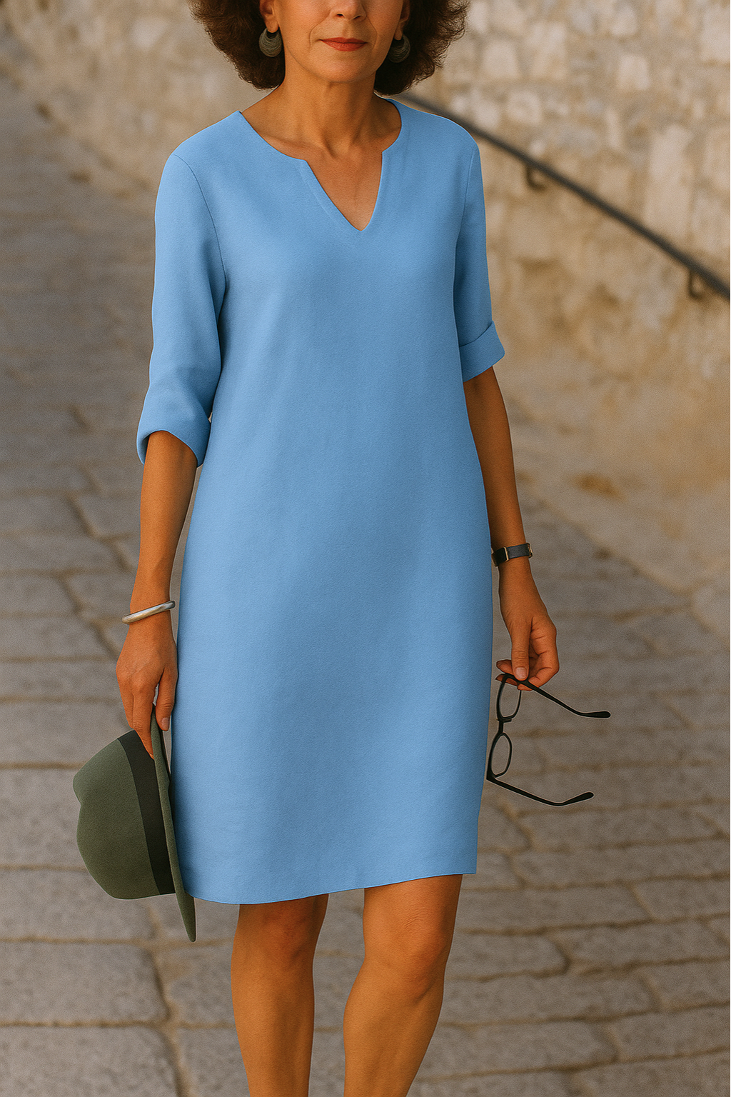 Ria™ | Elegante vestido con escote en V
