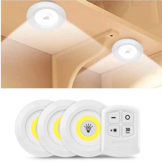 Luz Led Pro ® Set X 3 Inalambrica con Control