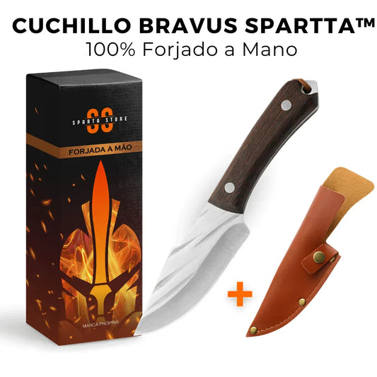 Cuchillo Bravus Espartacus™ • 100% Forjado a Mano