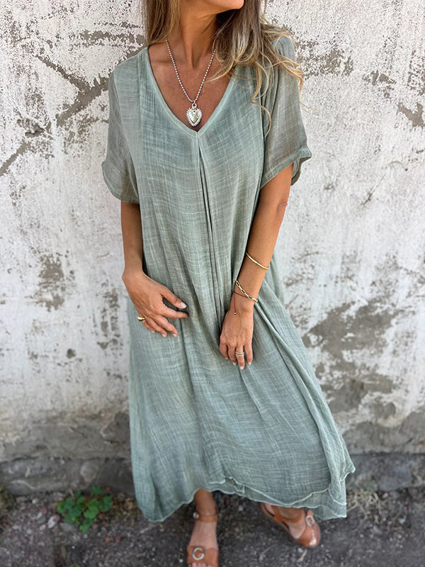 Naia™ – Vestido de cuello en V