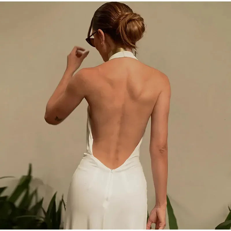 Jaya ™ vestido formal con cuello halter