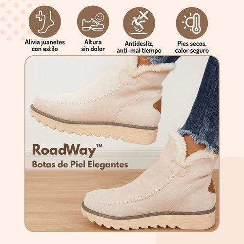 RoadWay™ Botas de Piel Elegantes